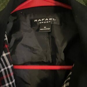 Rafael Sport Plaid Jacket - Black & Red
